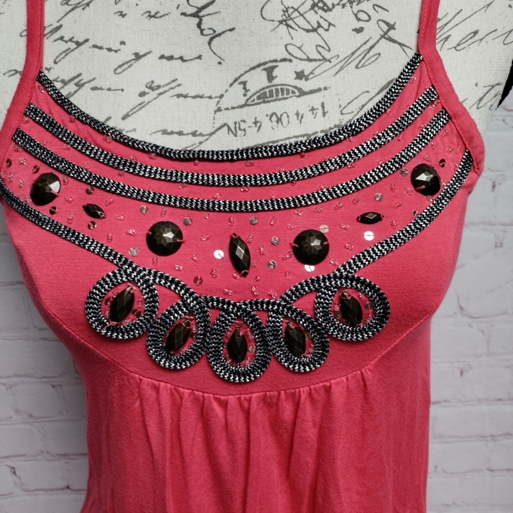 Willi Smith embellished tank top. Small. 711 - Picture 2 of 8